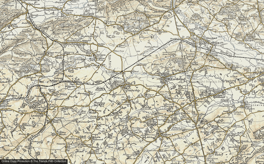 Old Map of Pembridge, 1900-1903 in 1900-1903