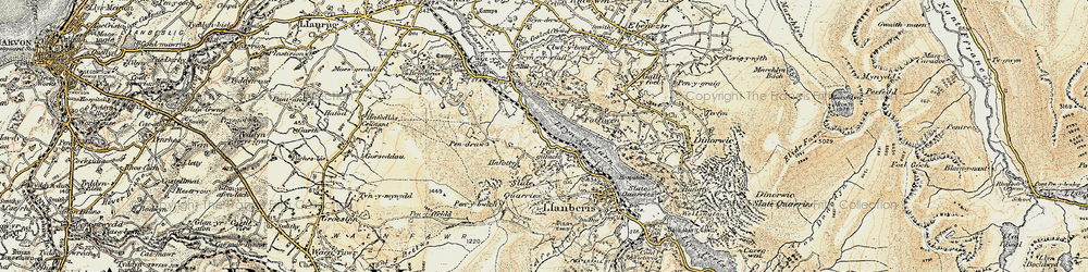 Old map of Pen-gilfach in 1903-1910
