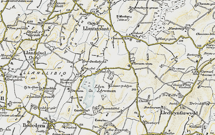 Old map of Chwaen-wen in 1903-1910