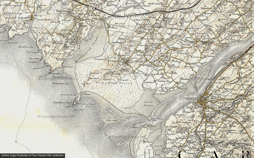 Old Maps of Newborough Forest, Gwynedd - Francis Frith