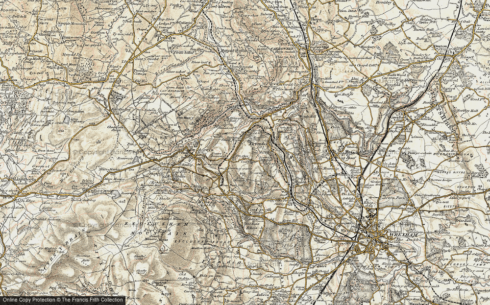 Old Map of Pen-rhos, 1902-1903 in 1902-1903
