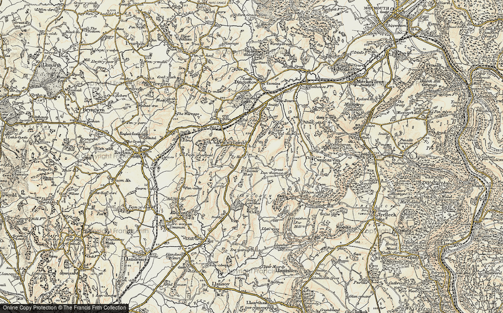 Pen-y-clawdd, 1899-1900