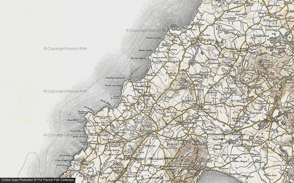 Old Map of Historic Map covering Berthaur in 1903