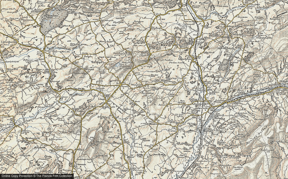 Pen-y-groes, 1900-1901