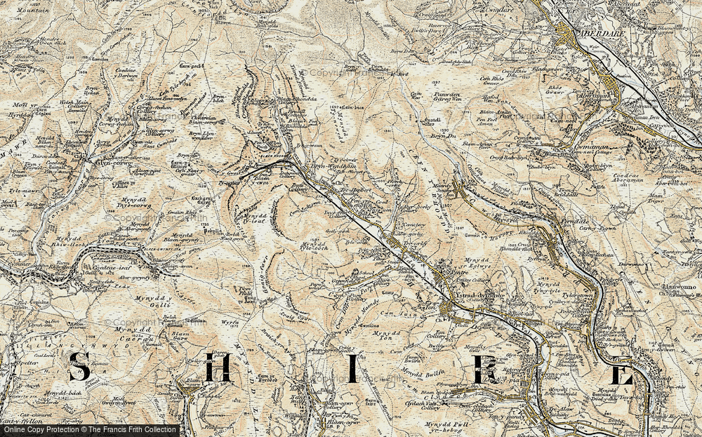 Old Map of Pen-yr-englyn, 1899-1900 in 1899-1900