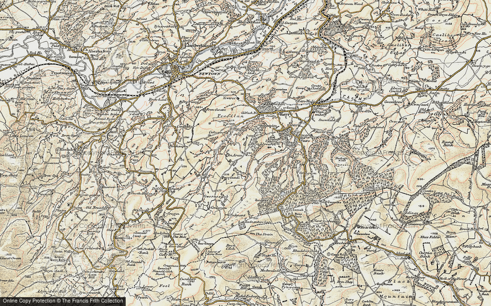 Old Map of Penarron, 1902-1903 in 1902-1903