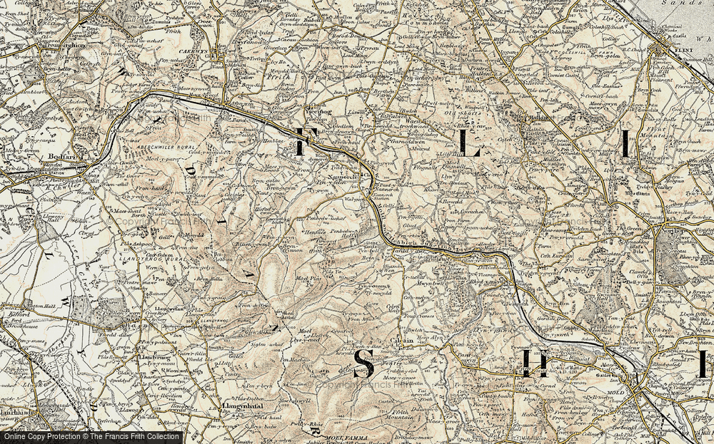 Old Map of Penbedw, 1902-1903 in 1902-1903
