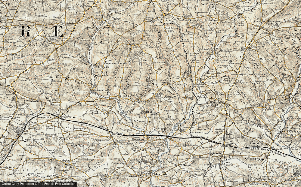 Old Map of Penffordd, 1901-1912 in 1901-1912