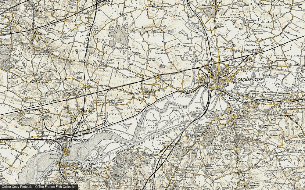 Old Map of Penketh, 1903 in 1903