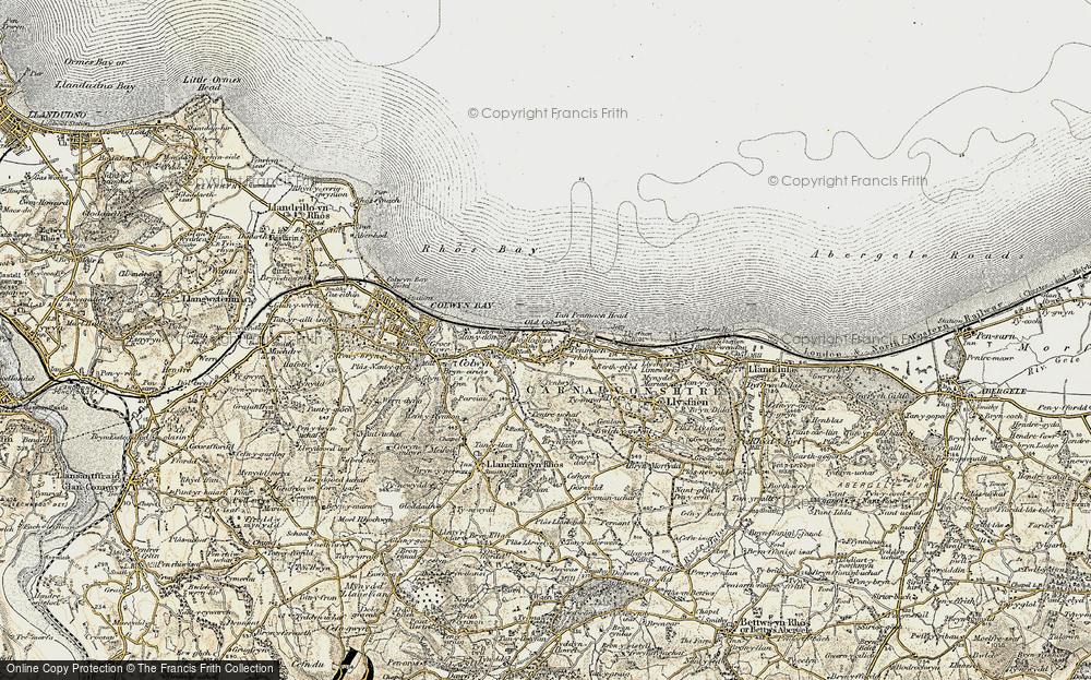 Old Map of Penmaen Rhôs, 1902-1903 in 1902-1903