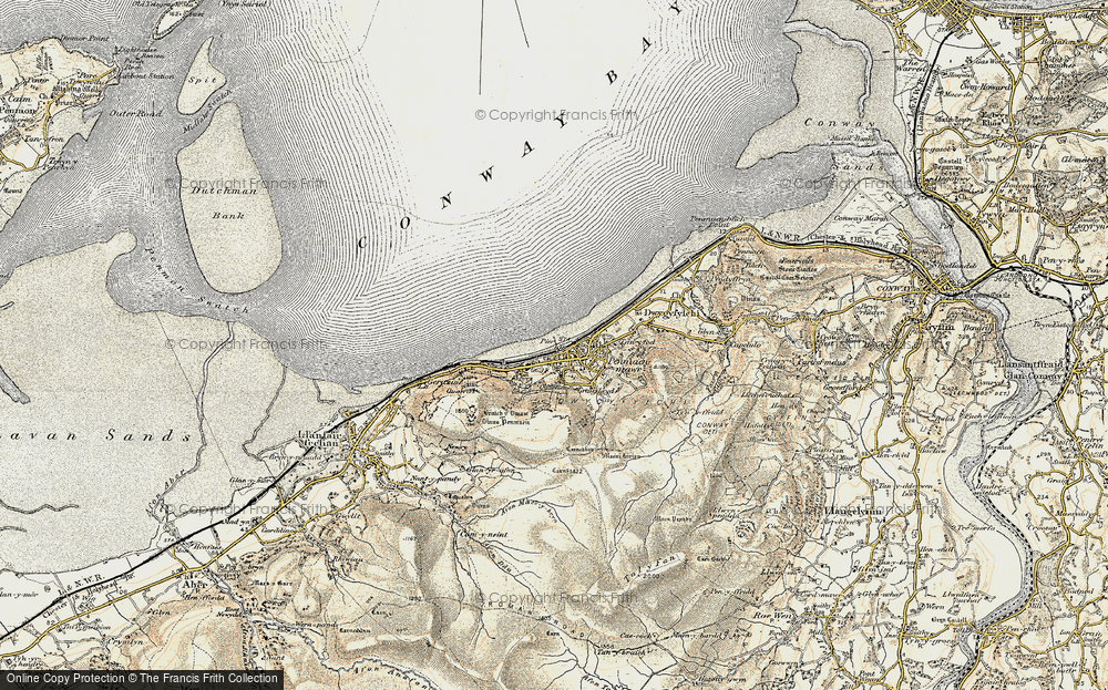 Old Map of Penmaenmawr, 1902-1903 in 1902-1903
