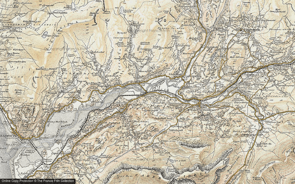 Old Map of Penmaenpool, 1902-1903 in 1902-1903