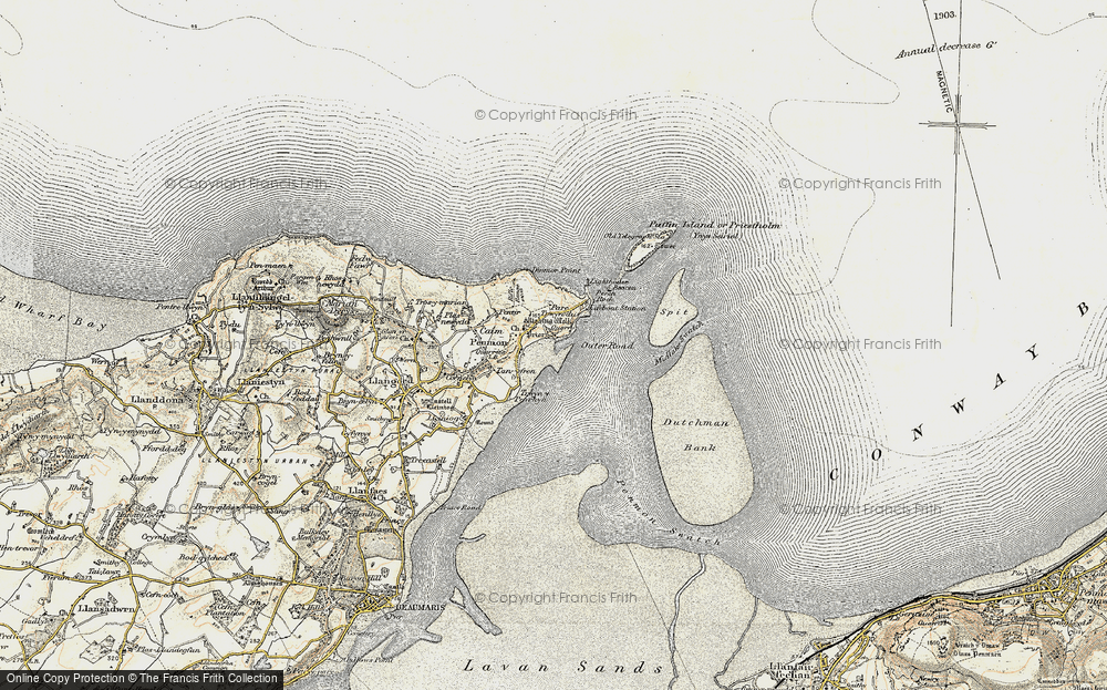 Old Map of Penmon, 1903-1910 in 1903-1910