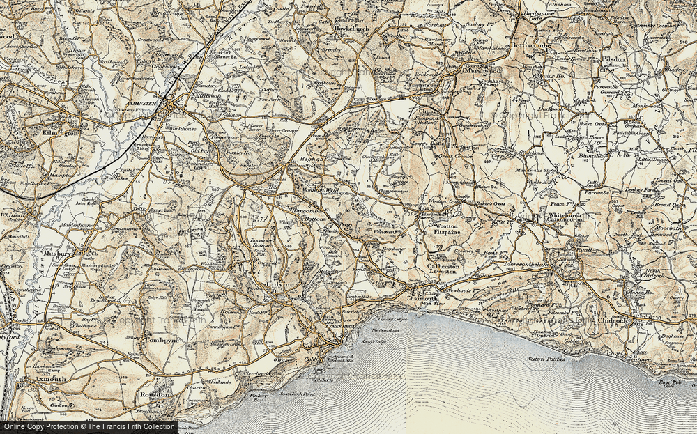 Old Map of Penn, 1898-1899 in 1898-1899