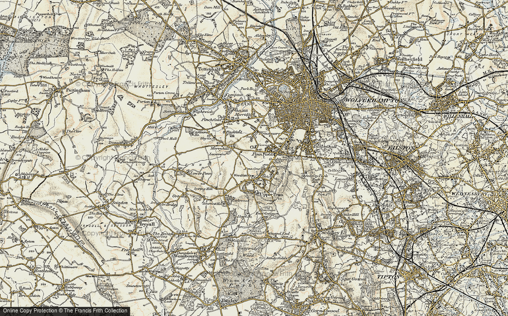 Old Map of Penn, 1902 in 1902