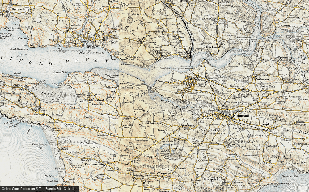 Old Map of Pennar Park, 1901-1912 in 1901-1912