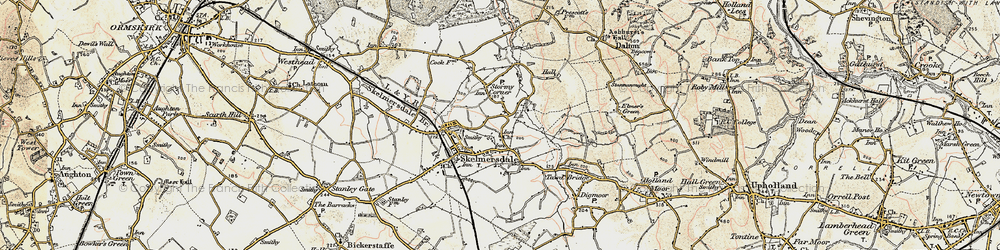 Old map of Pennylands in 1902-1903