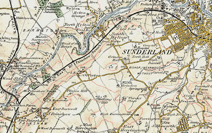 Old map of Pennywell in 1901-1904
