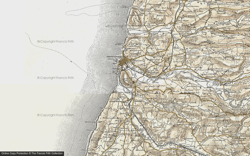 Old Map of Penparcau, 1901-1903 in 1901-1903
