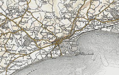 Old map of Penrallt in 1903
