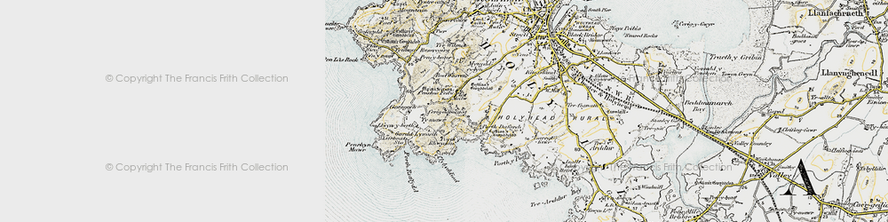Old map of Tre-Wilmot in 1903-1910