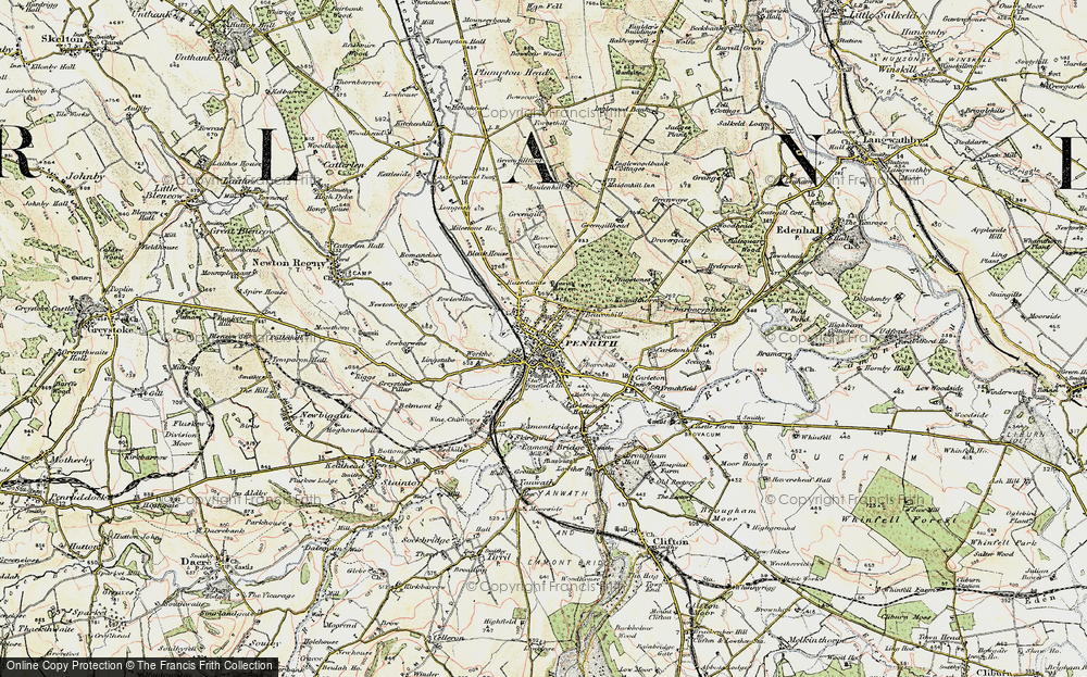 Old Maps Of Penrith Cumbria Francis Frith   Penrith 1901 1904 Rnc804141 