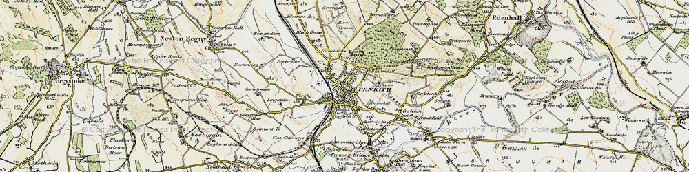 Old map of Penrith in 1901-1904