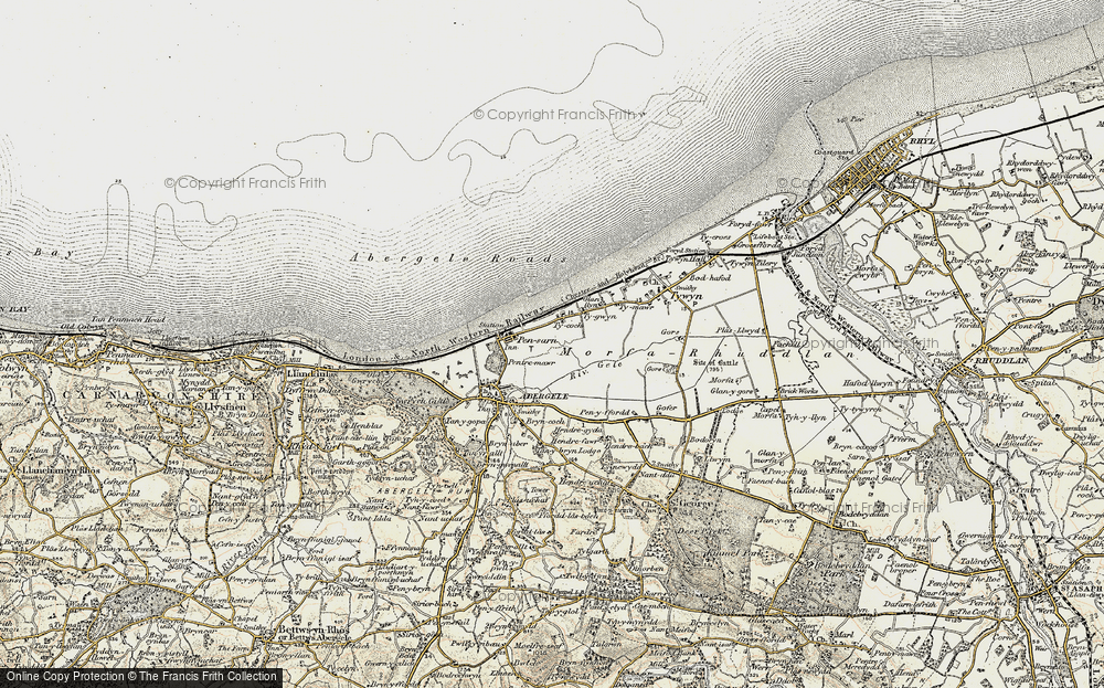 Old Map of Pensarn, 1902-1903 in 1902-1903