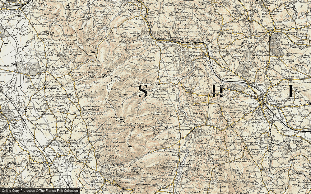 Old Map of Pentre, 1902-1903 in 1902-1903