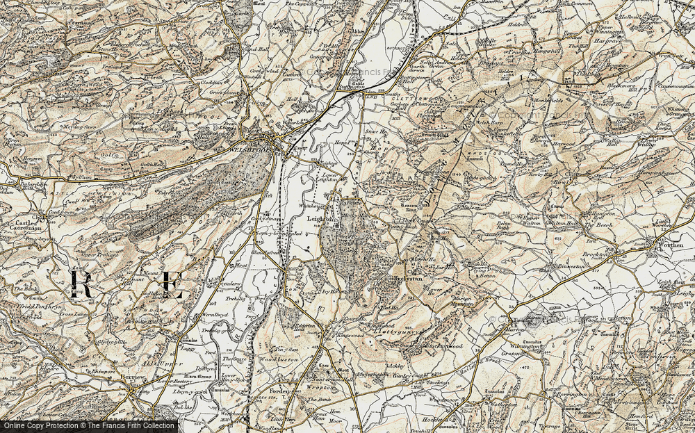 Old Map of Pentre, 1902-1903 in 1902-1903