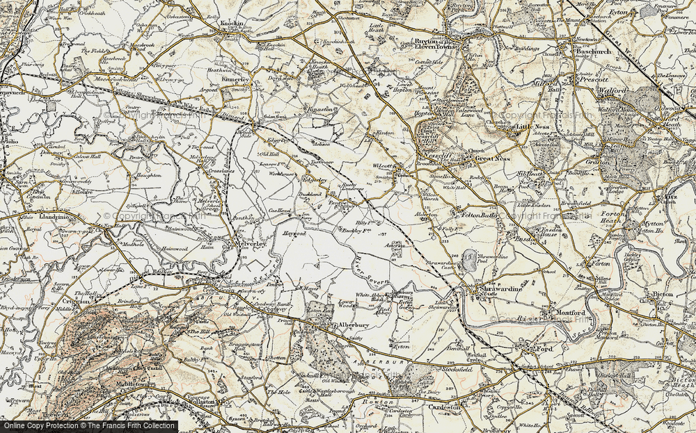 Old Map of Pentre, 1902 in 1902
