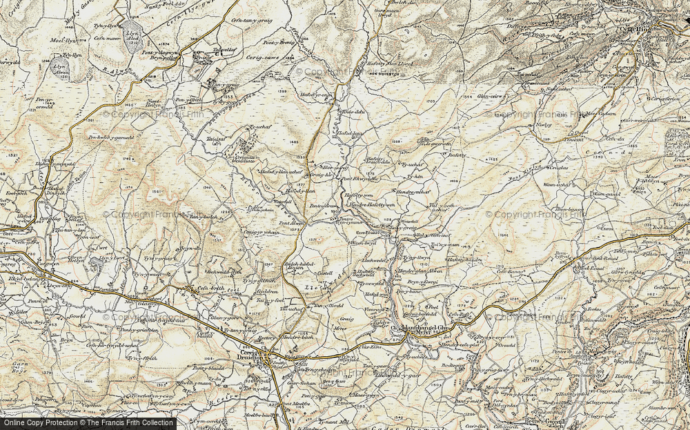 Old Map of Pentre-llyn-cymmer, 1902-1903 in 1902-1903