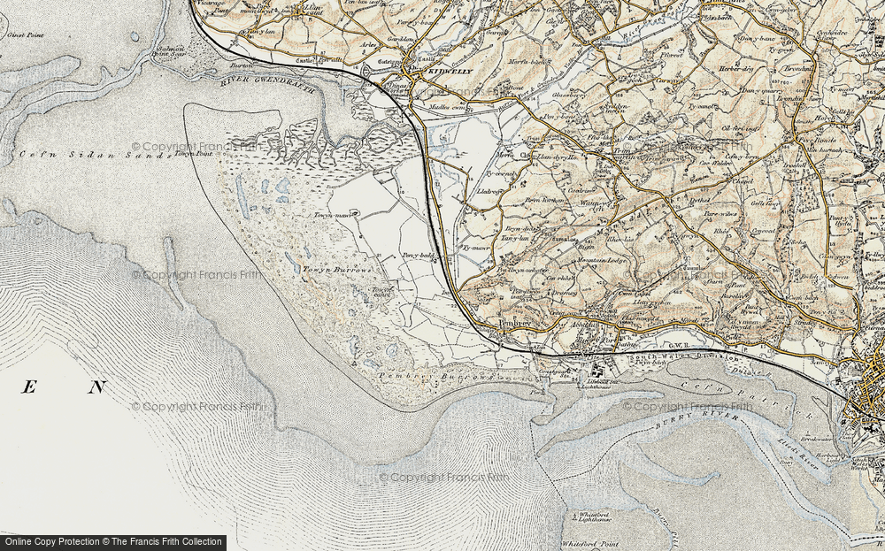 Old Map of Penybedd, 1900-1901 in 1900-1901