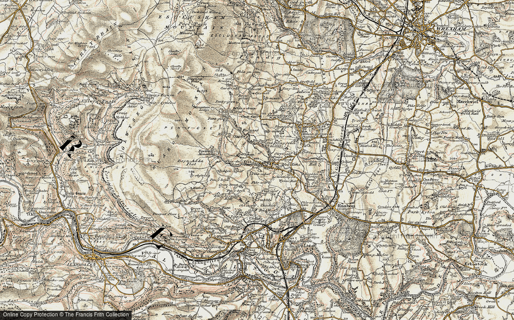 Old Map of Penycae, 1902-1903 in 1902-1903