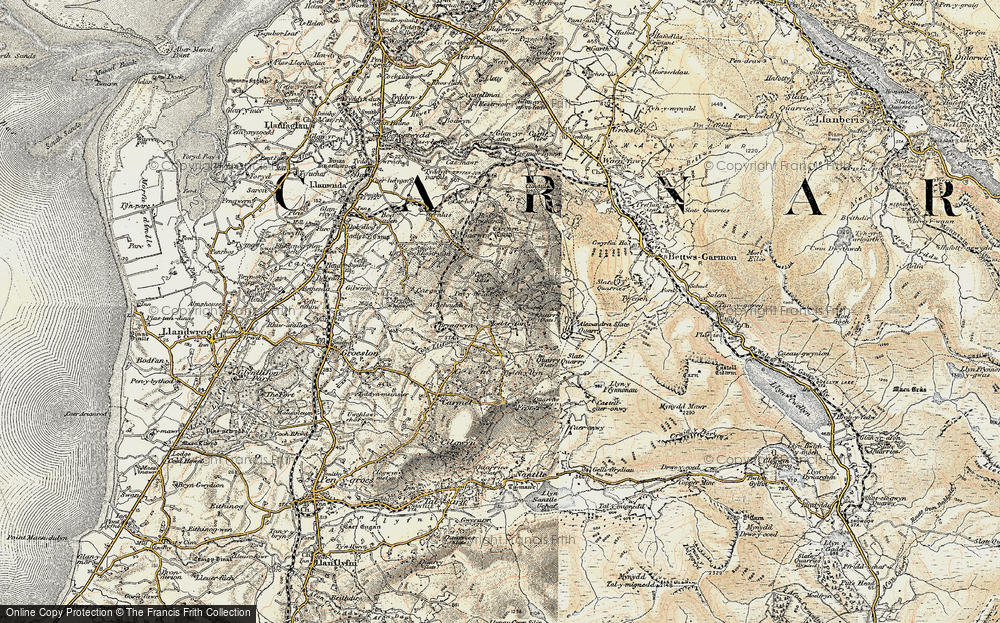 Old Map of Penyffridd, 1903-1910 in 1903-1910