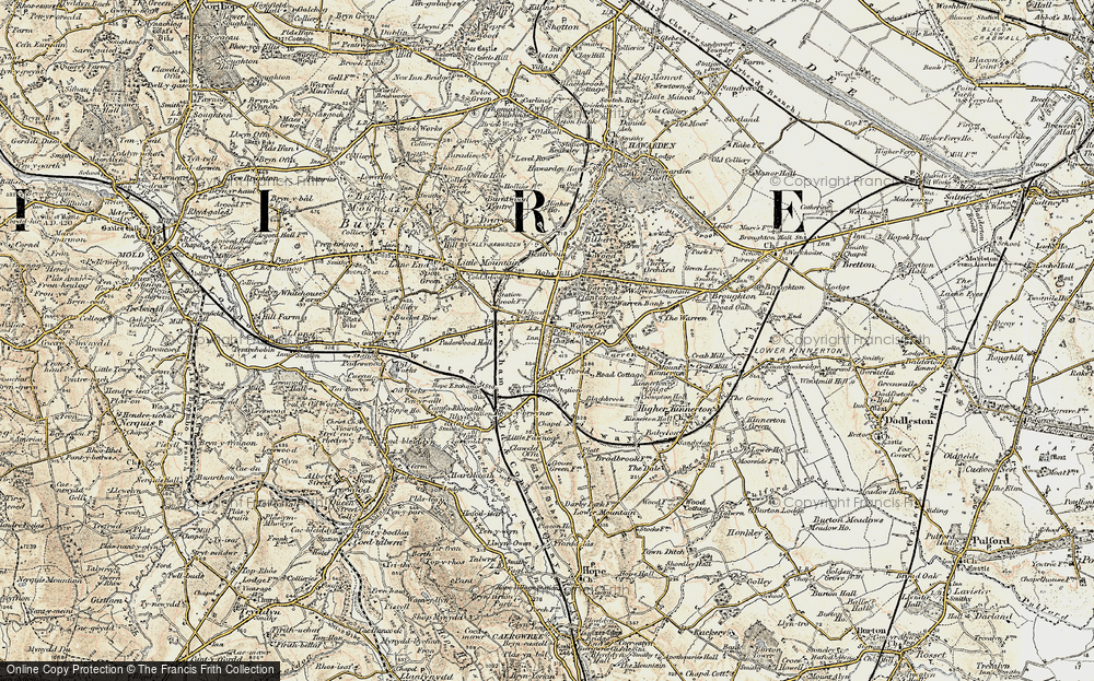 Old Map of Penymynydd, 1902-1903 in 1902-1903