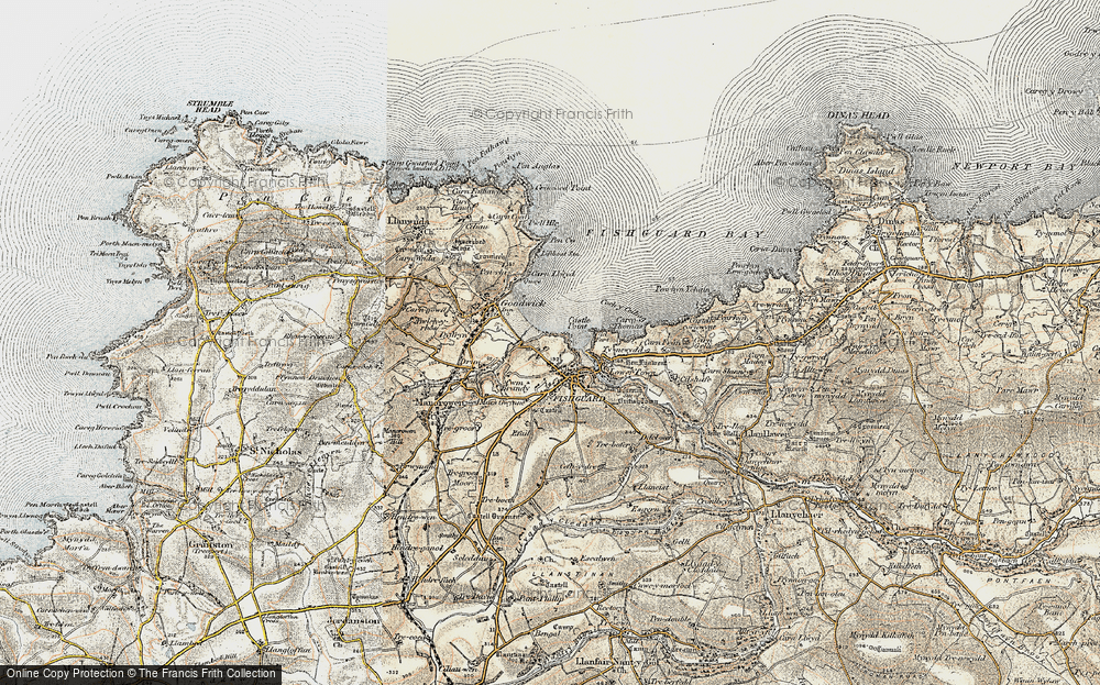 Old Map of Penyraber, 1901-1912 in 1901-1912