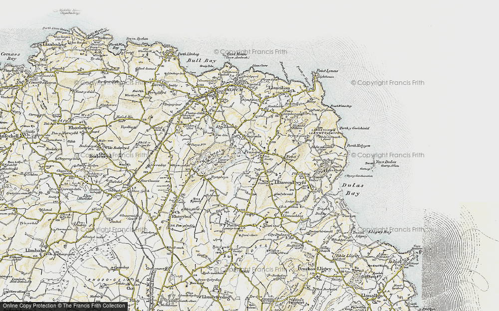 Old Map of Penysarn, 1903-1910 in 1903-1910
