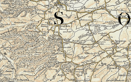 Old map of Pepper Hill in 1898-1900