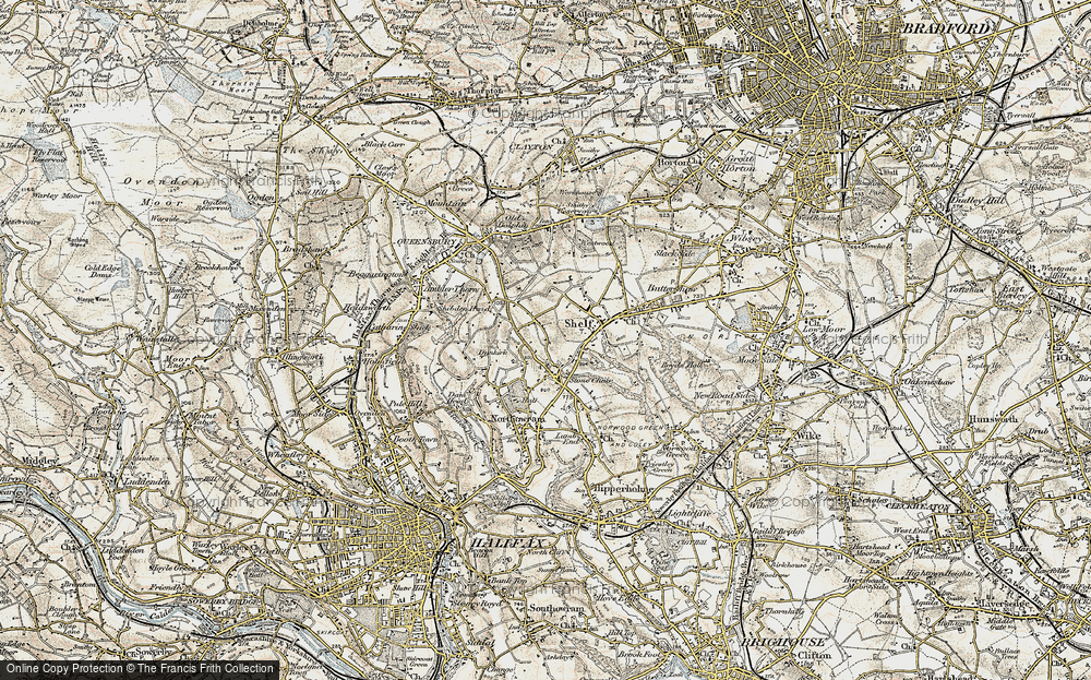 Old Map of Pepper Hill, 1903 in 1903