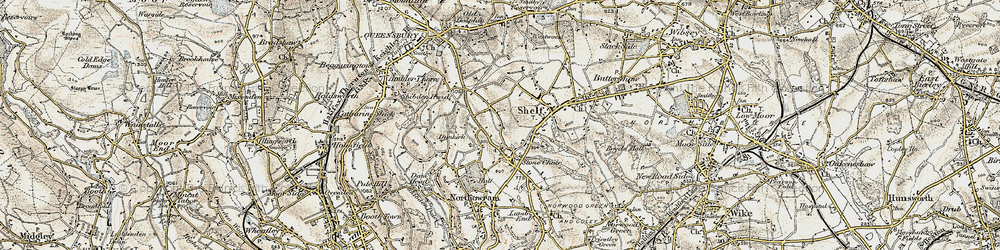 Old map of Pepper Hill in 1903