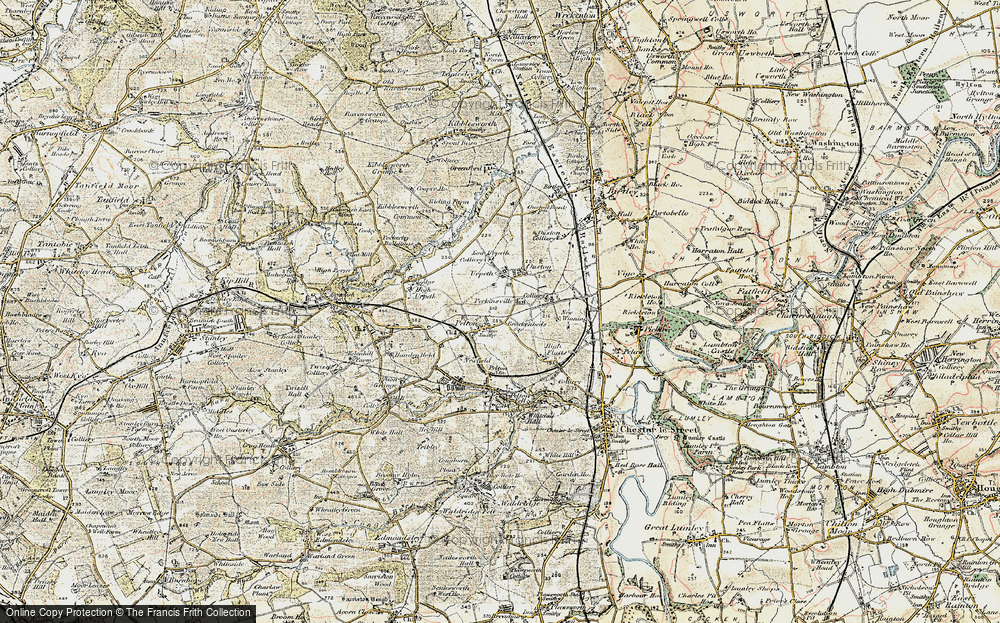 Old Map of Perkinsville, 1901-1904 in 1901-1904