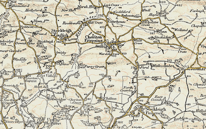 Old map of Perry in 1899-1900