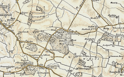 Old map of Perry in 1901
