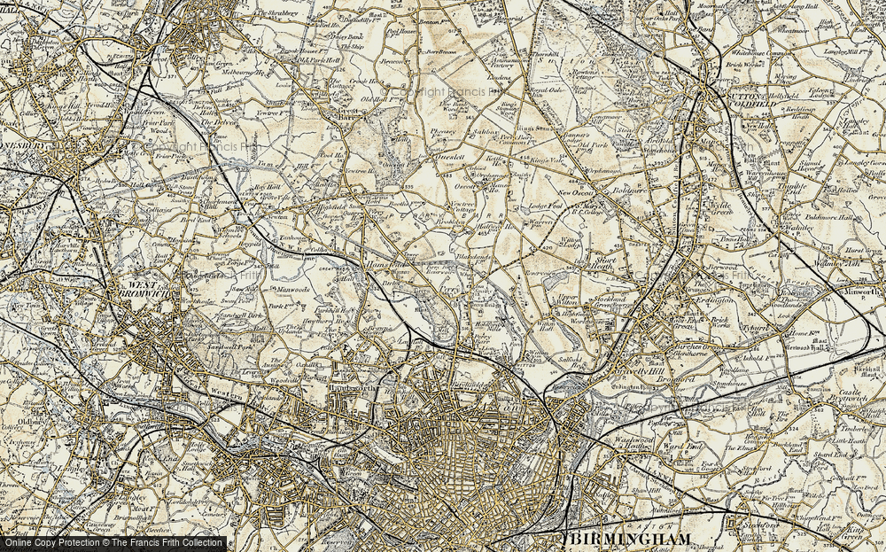 Old Map of Perry Barr, 1902 in 1902