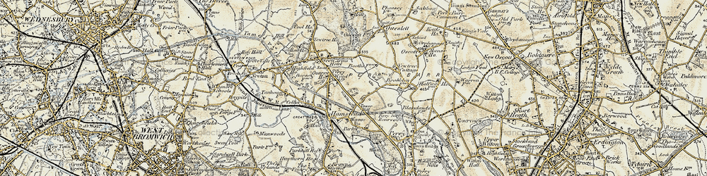 Old map of Perry Beeches in 1902
