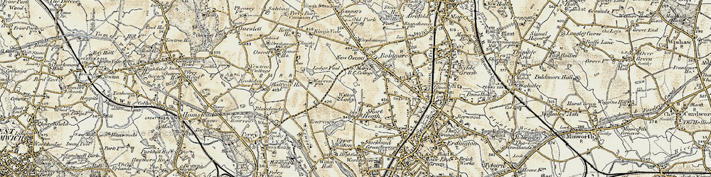 Old map of Perry Common in 1902