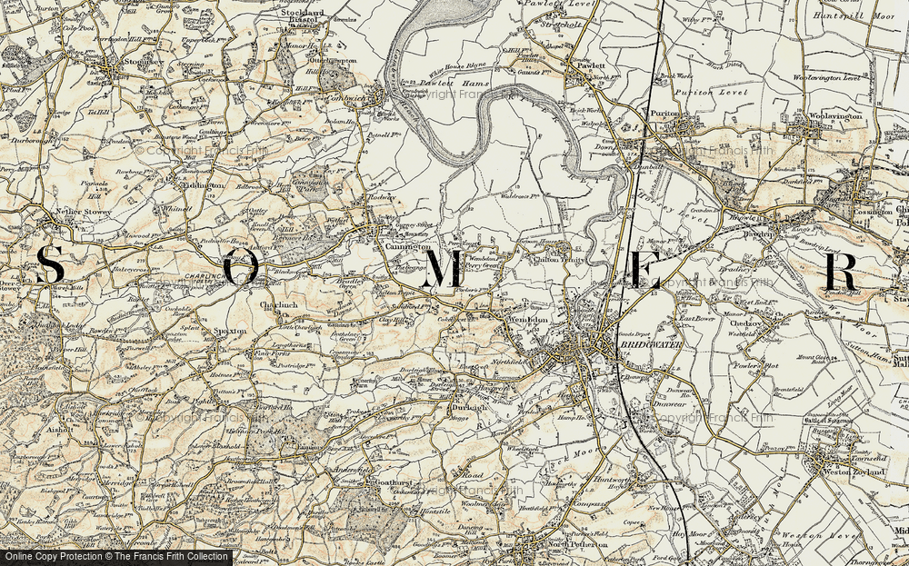 Old Map of Historic Map covering Grange, The in 1898-1900