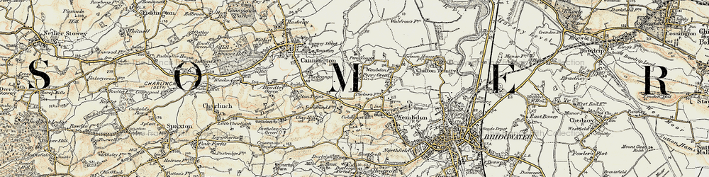 Old map of Grange, The in 1898-1900