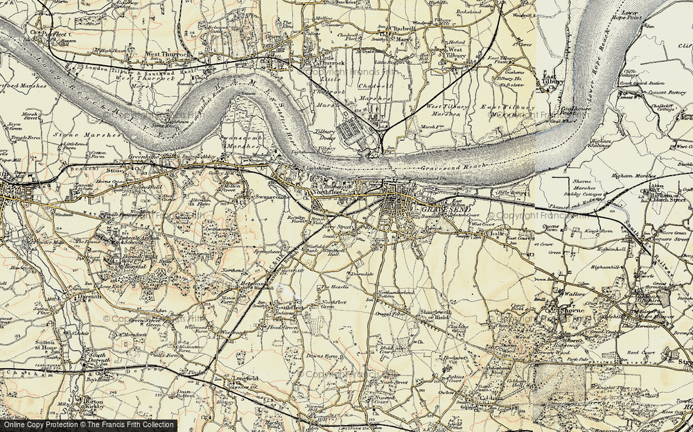Old Map of Perry Street, 1897-1898 in 1897-1898